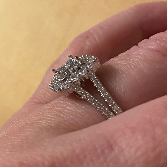 The Yes I Do ring in 925 silver sz 7 - Picture 9 of 12